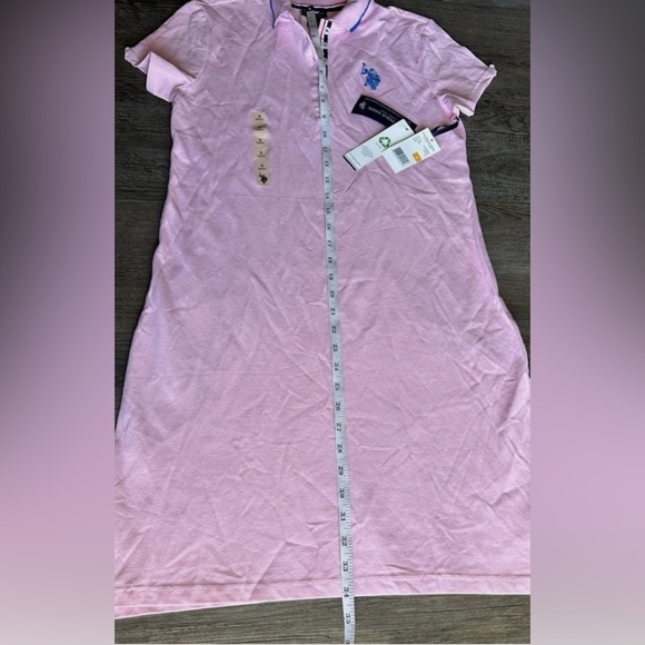 Wome’s Pink Polo Shift Dress S - Picture 8 of 16